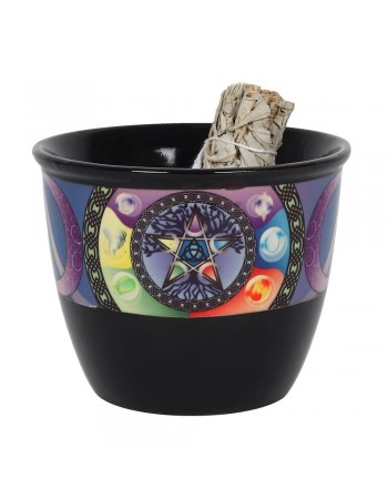Pentagram Smudge Bowl