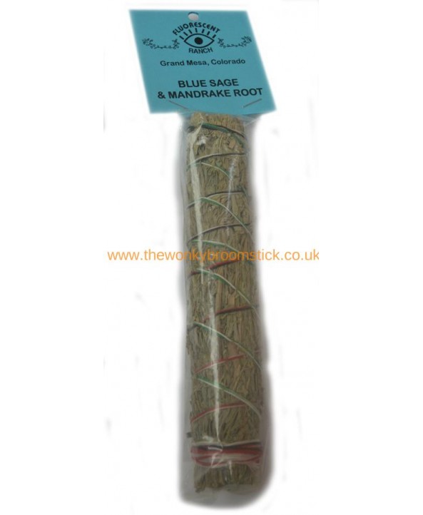 Blue Sage and Mandrake Sage Stick Blue Sage and Mandrake Sage Stick