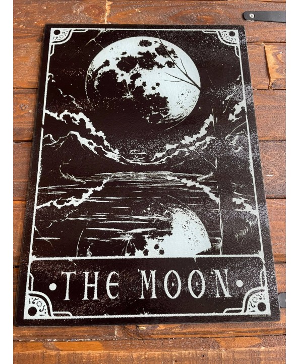 The Moon Glass Chopping Board