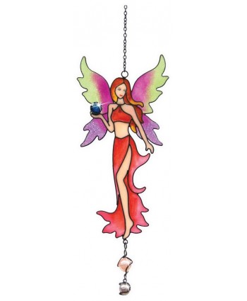 Red Fairy Light Catcher 