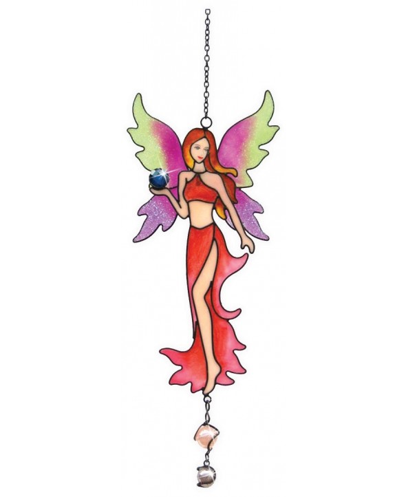 Red Fairy Light Catcher 