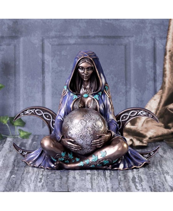 Triple Moon Goddess Statue 