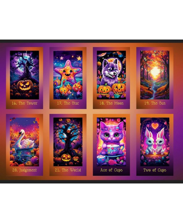 Pumpkin Spice Sugar and Spice Tarot Deck