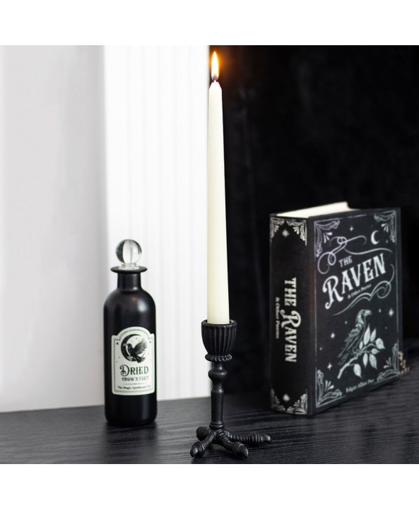 Raven Claw Taper Candle Holder