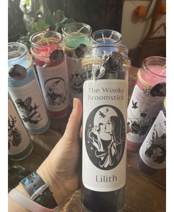 Lilith Deity Candle