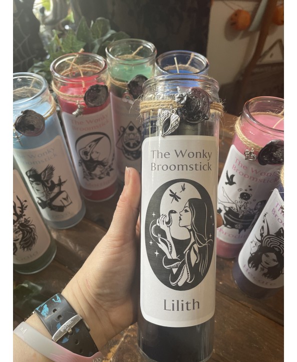 Lilith Deity Candle