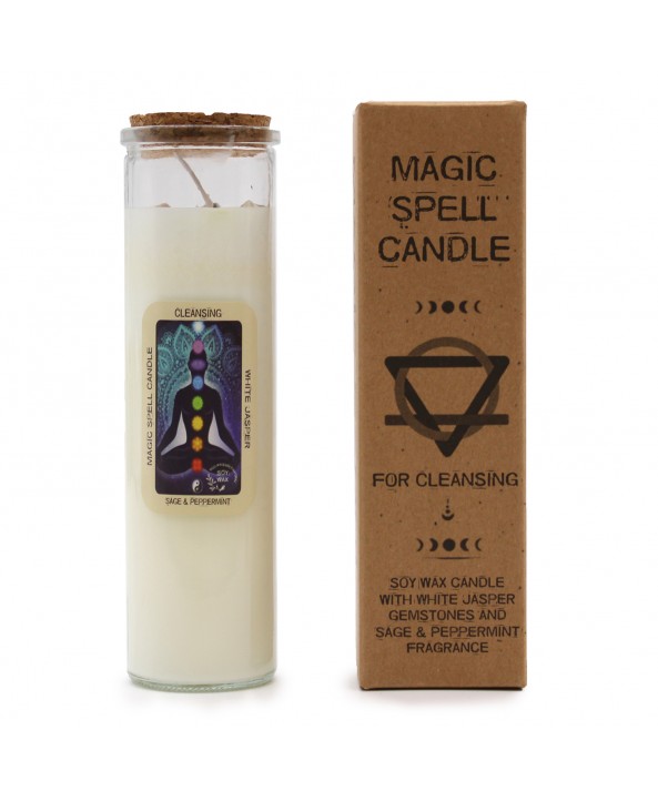 Cleansing Magic Spell Glass Tube Candle