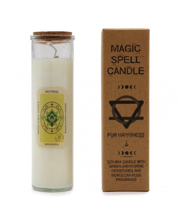 Happiness Magic Spell Glass Tube Candle