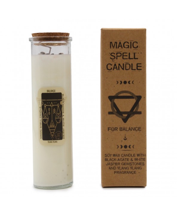 Balance Magic Spell Glass Tube Candle