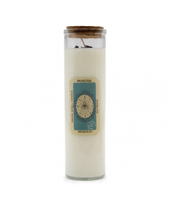 Protection Magic Spell Glass Tube Candle