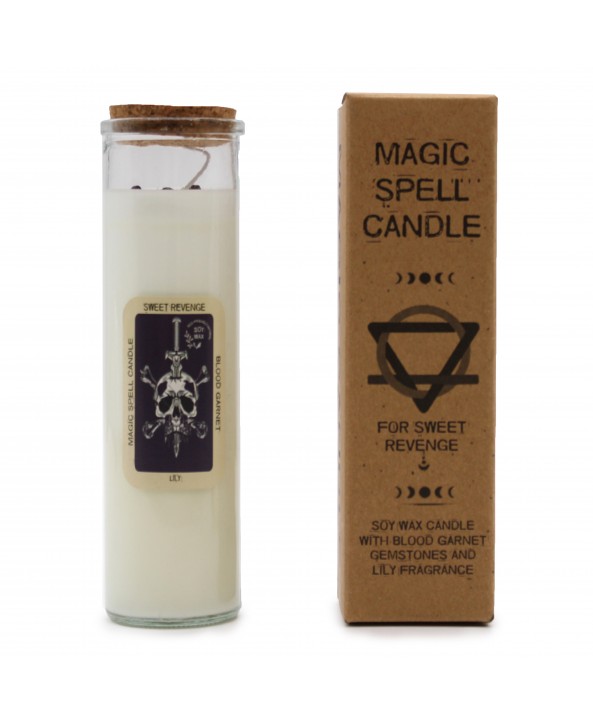 Sweet Revenge Magic Spell Glass Tube Candle