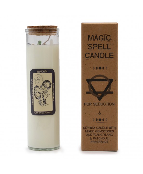 Seduction Magic Spell Glass Tube Candle