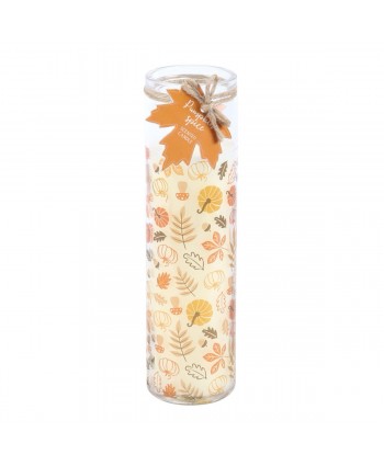 Autumn Leaves Tube Candle