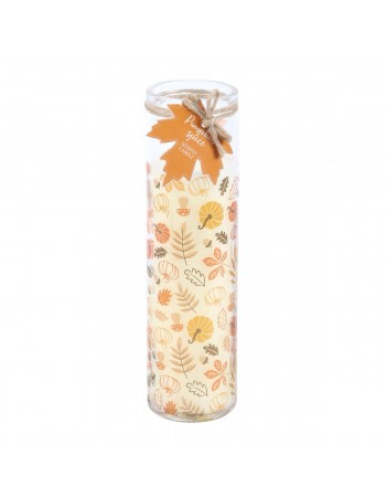 Autumn Leaves Tube Candle