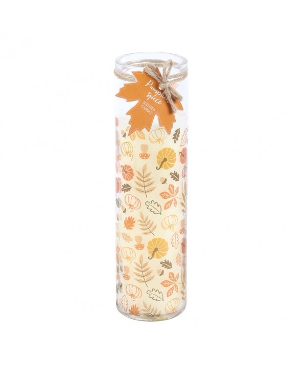 Autumn Leaves Tube Candle