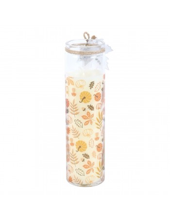 Autumn Leaves Tube Candle