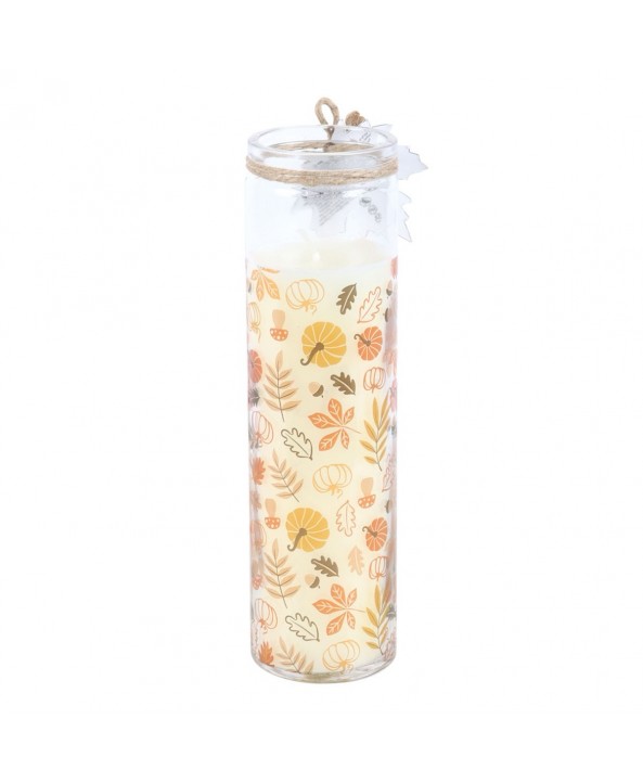 Autumn Leaves Tube Candle