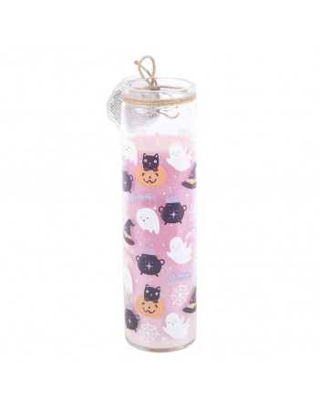 Candy Apple Halloween Tube Candle