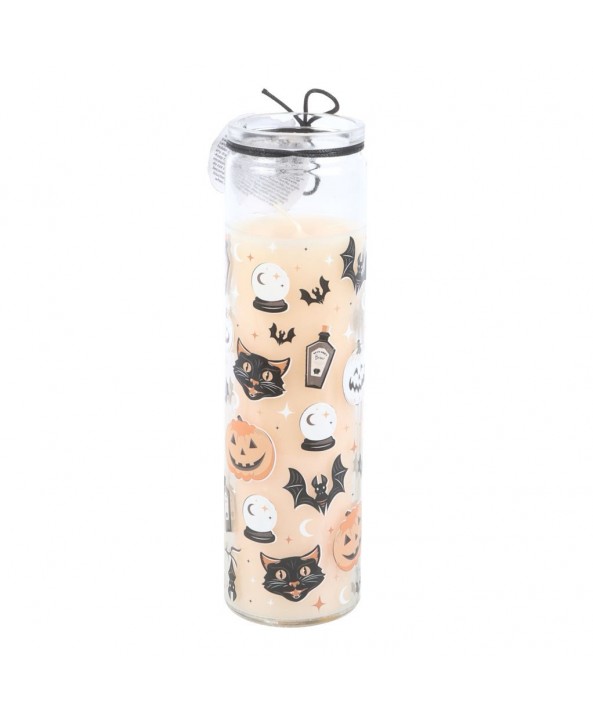 Spooky Spiced Pumpkin Tube Candle