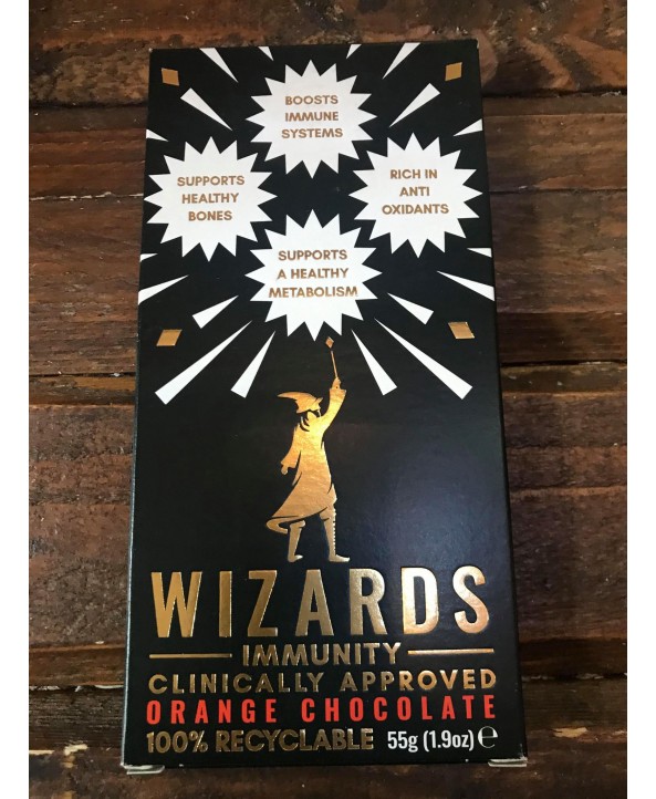 Wizards Immunity Chocolate Bar- Orange Wizards Immunity Chocolate Bar- Orange