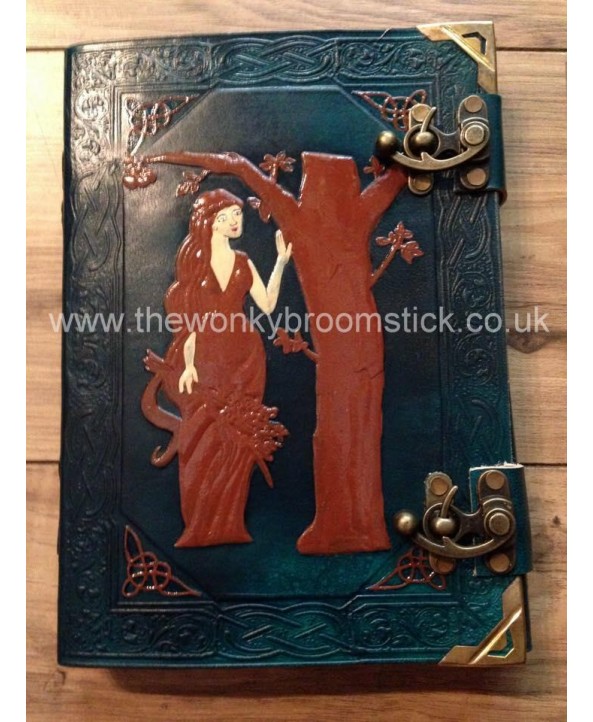 Green & Brown Earth Goddess Book of Shadows