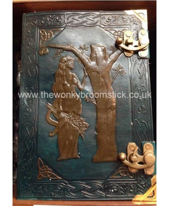 Green & Brown Earth Goddess Book of Shadows