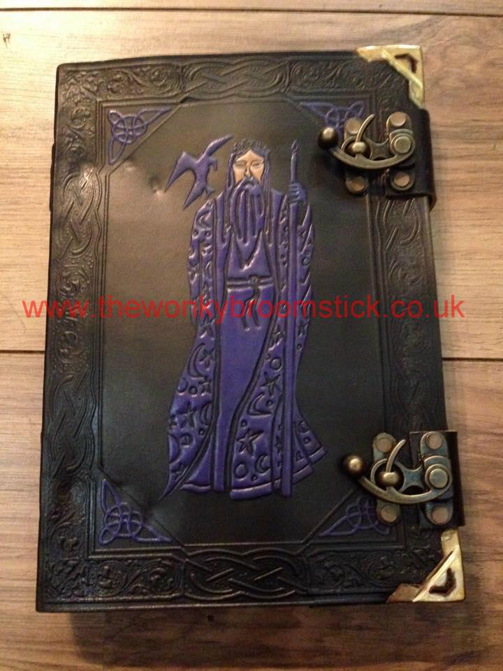 Black & Purple Merlin Book of Shadows