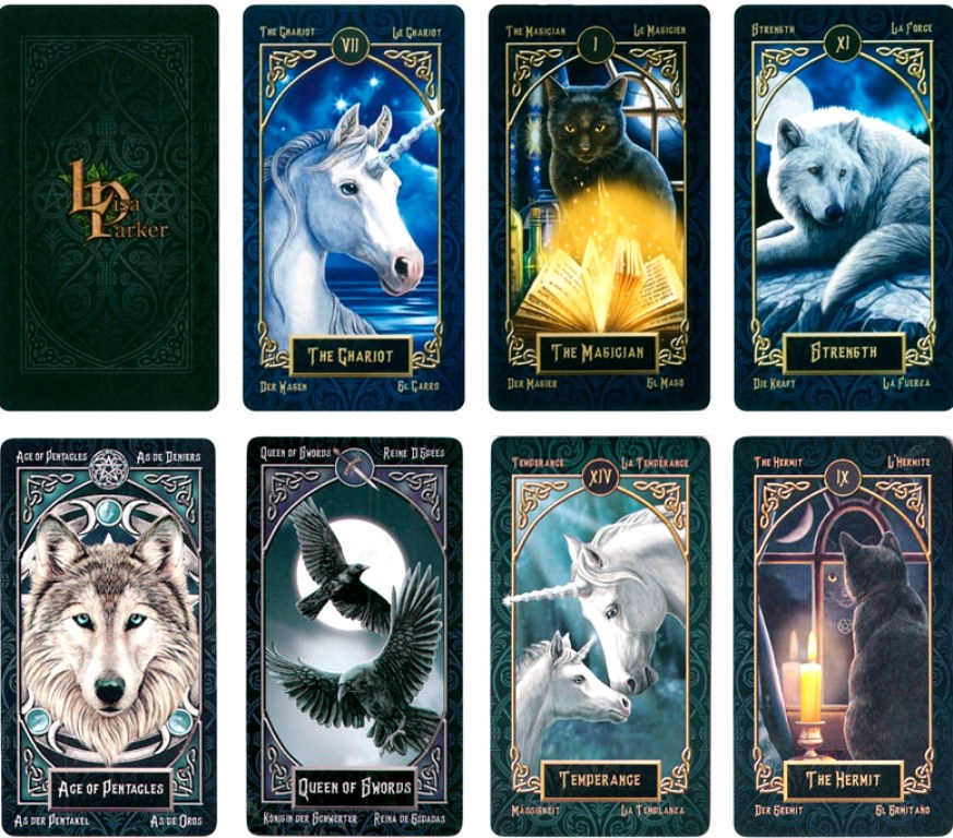 Lisa Parker Tarot Familiar Cards