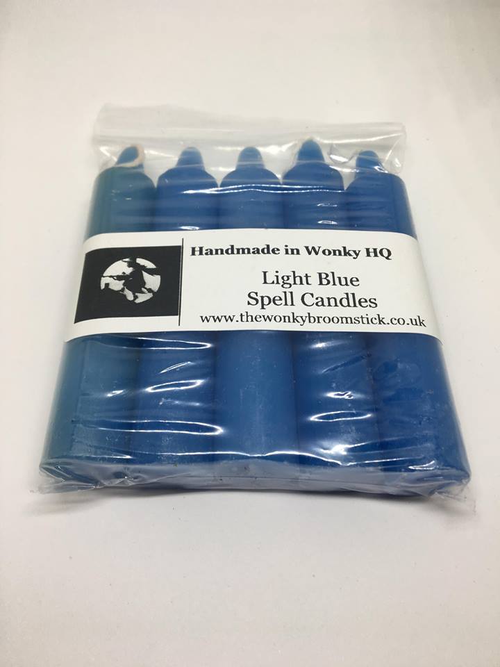 Light Blue Spell Candle Pack