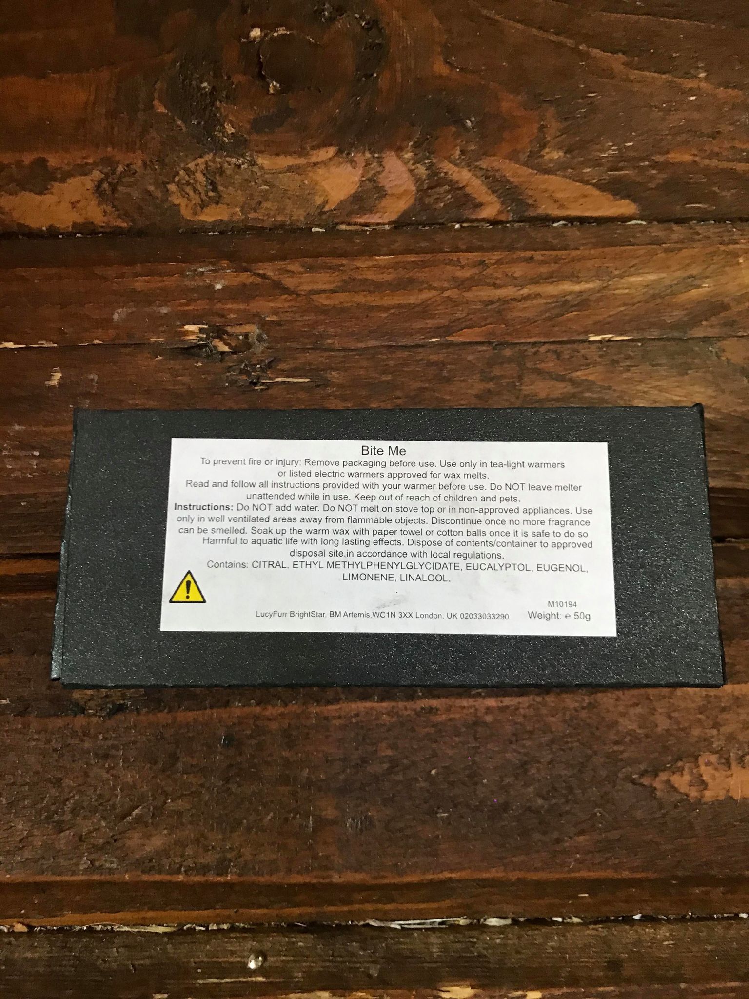 Bite Me Wax Melt Bar