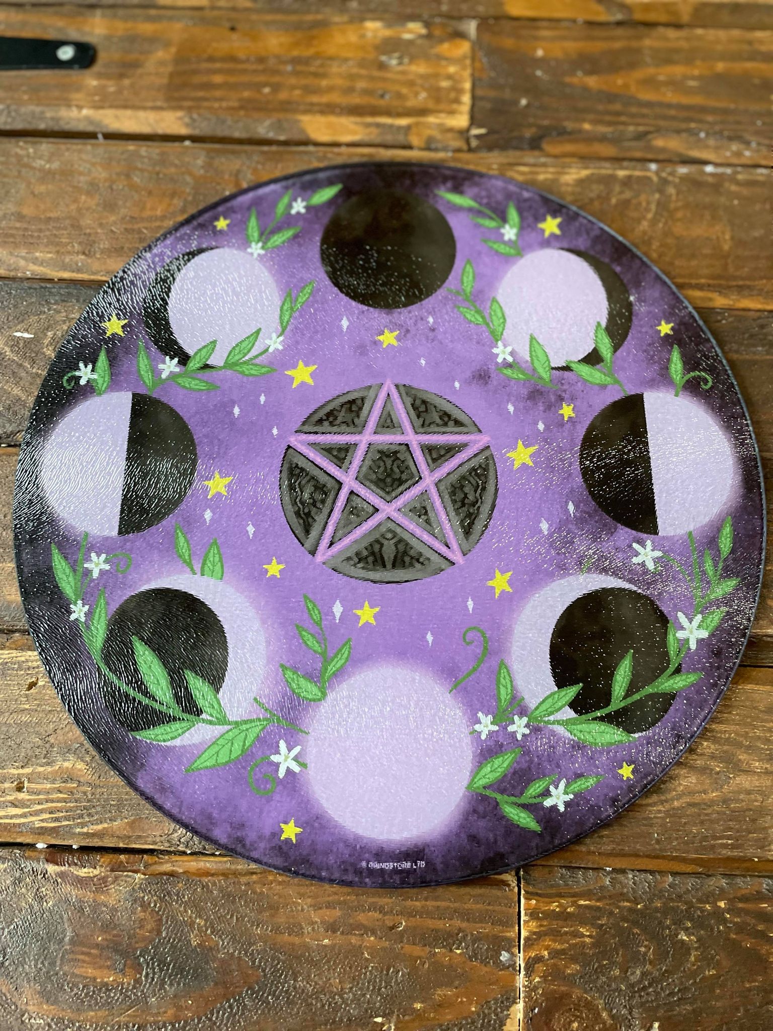 Moonphase Glass Chopping Board