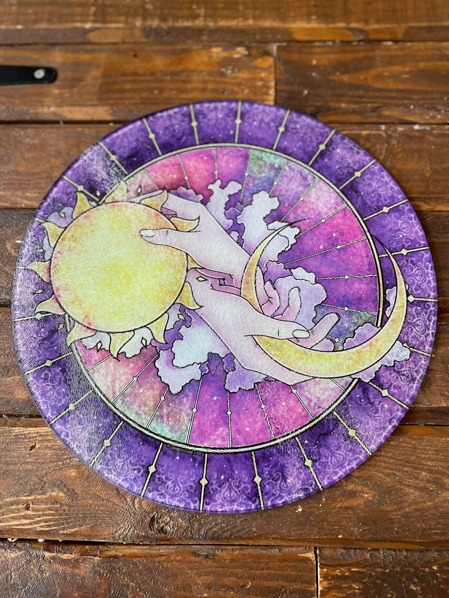 Night and Day Glass Chopping Board