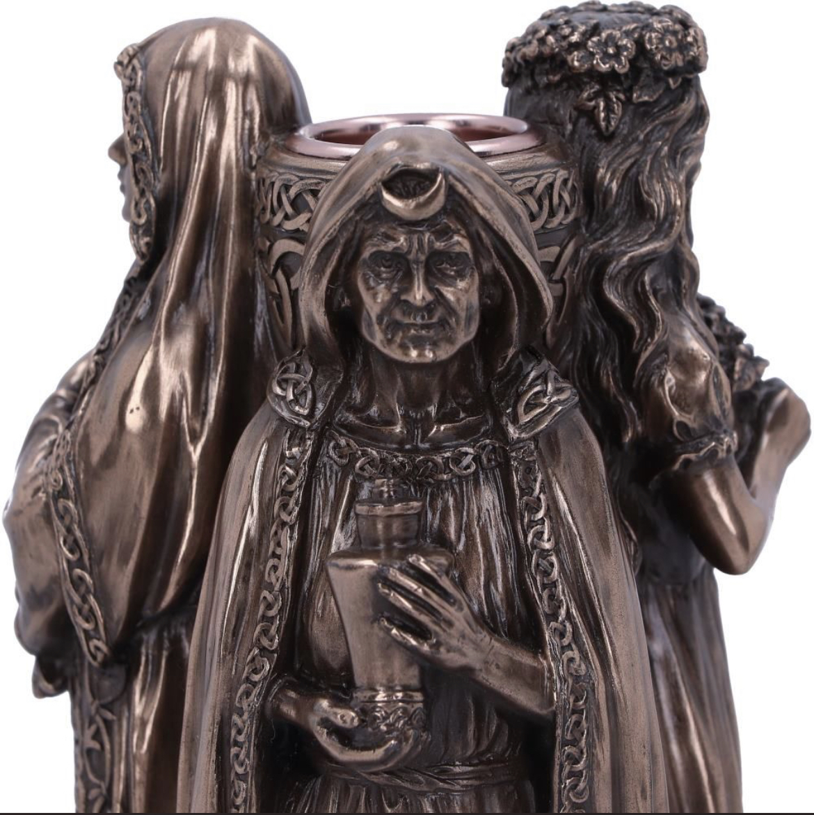 Mother, Maiden, Crone Candle Holder