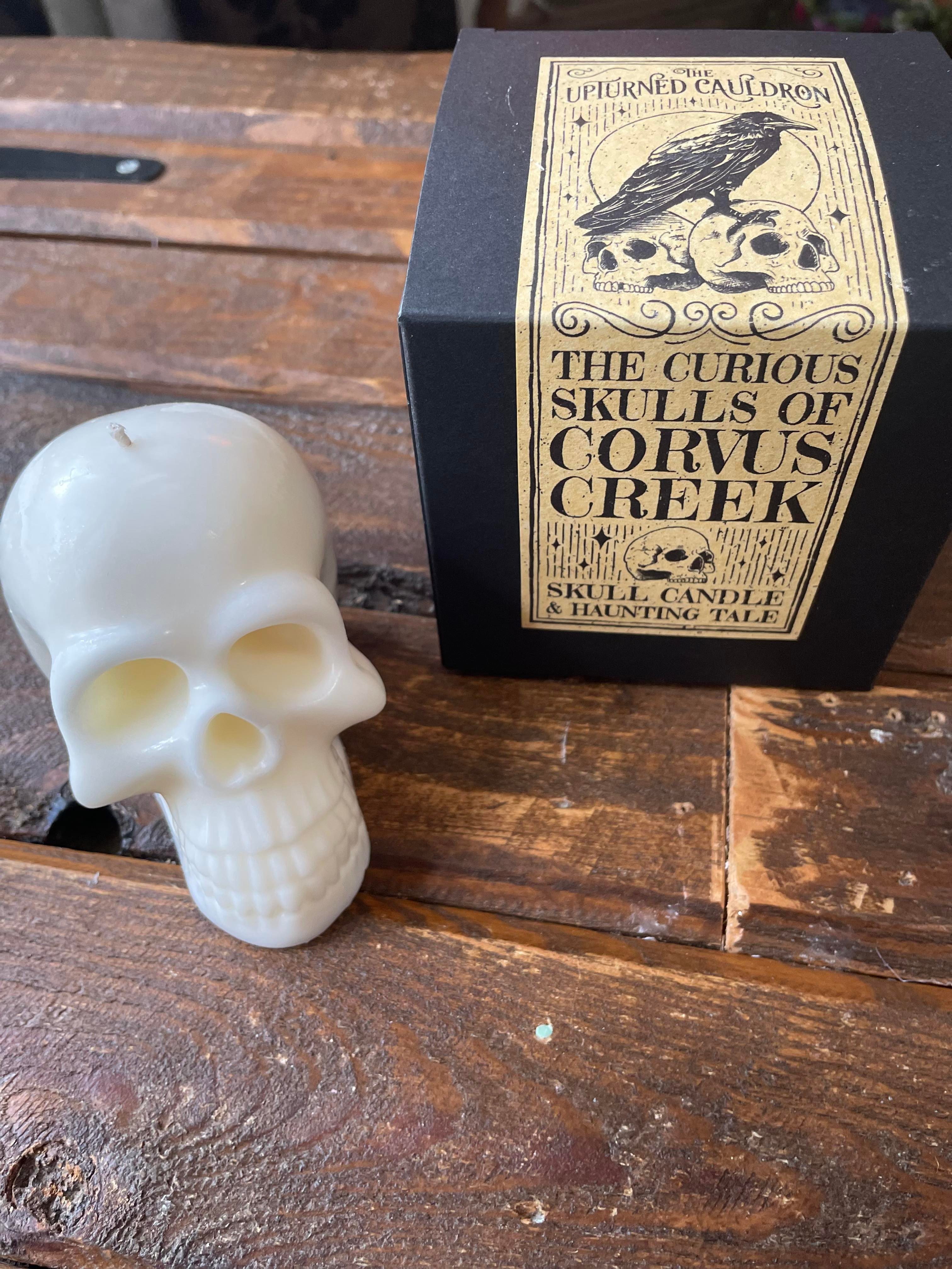 The Curious skulls of Corvus Creek Candle