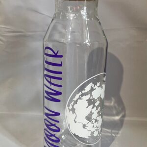 Moon Water Bottle with Cork – Purple