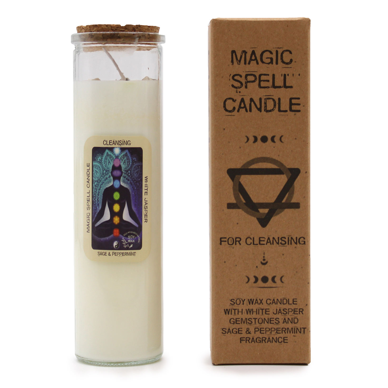 Cleansing Magic Spell Glass Tube Candle