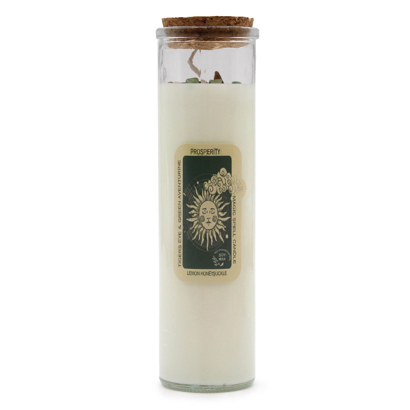 Prosperity Magic Spell Glass Tube Candle