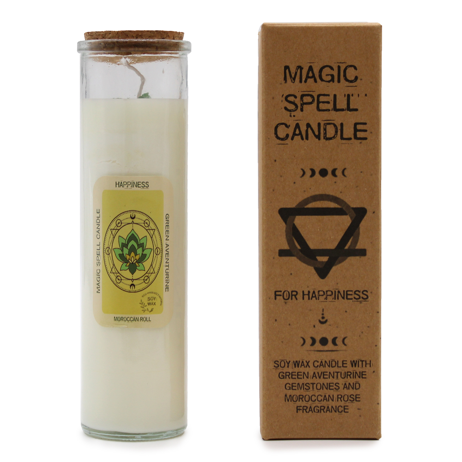Happiness Magic Spell Glass Tube Candle