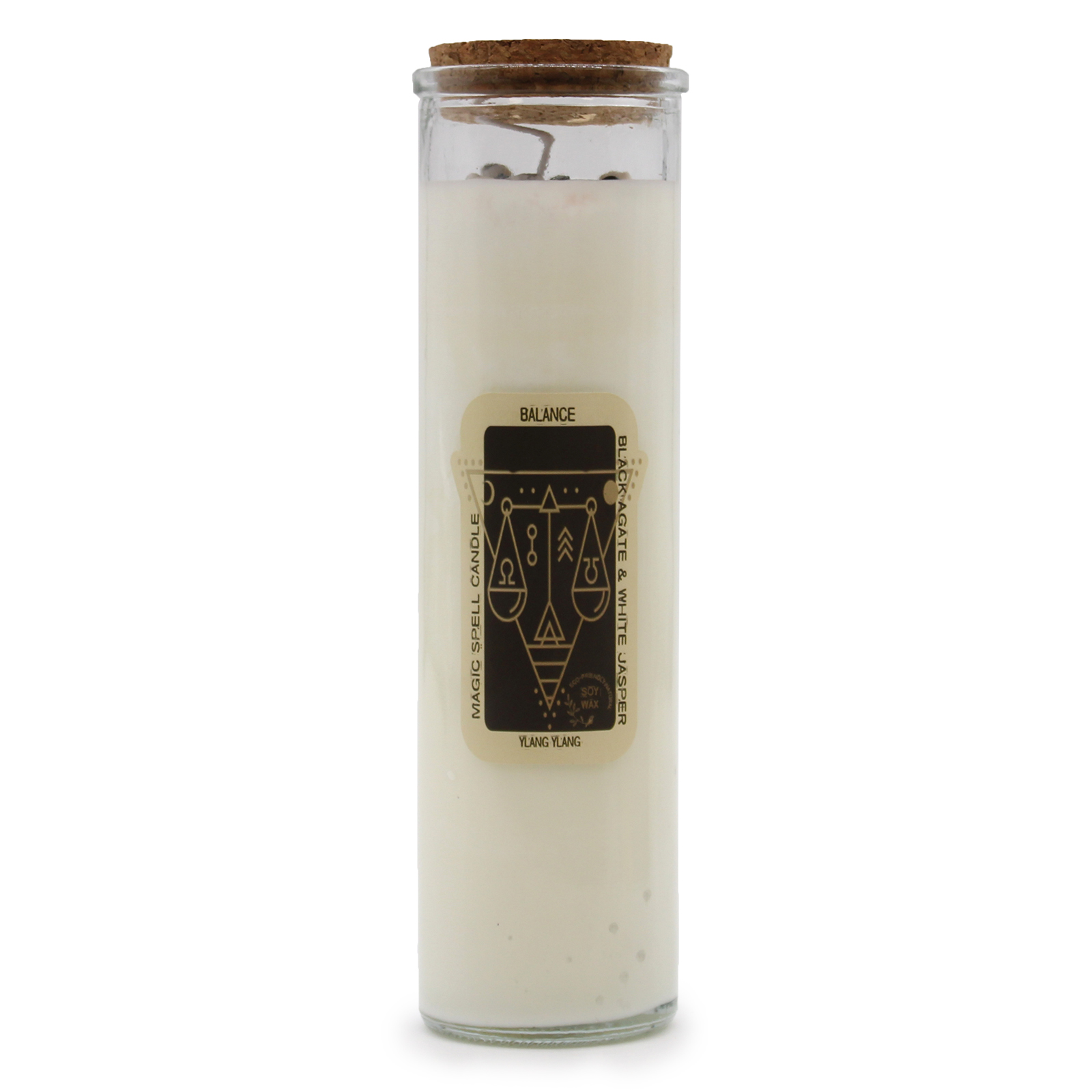 Balance Magic Spell Glass Tube Candle