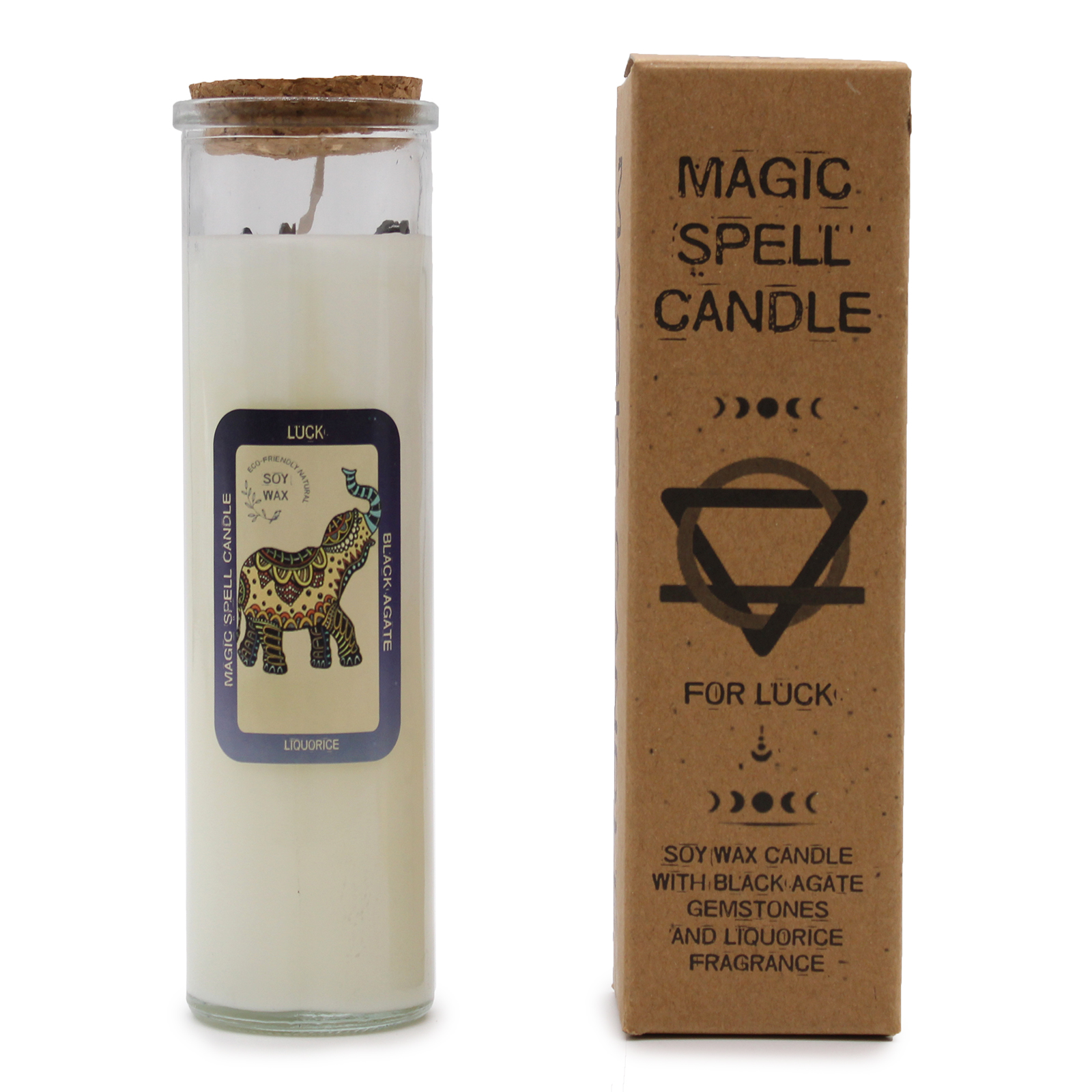 Luck Magic Spell Glass Tube Candle