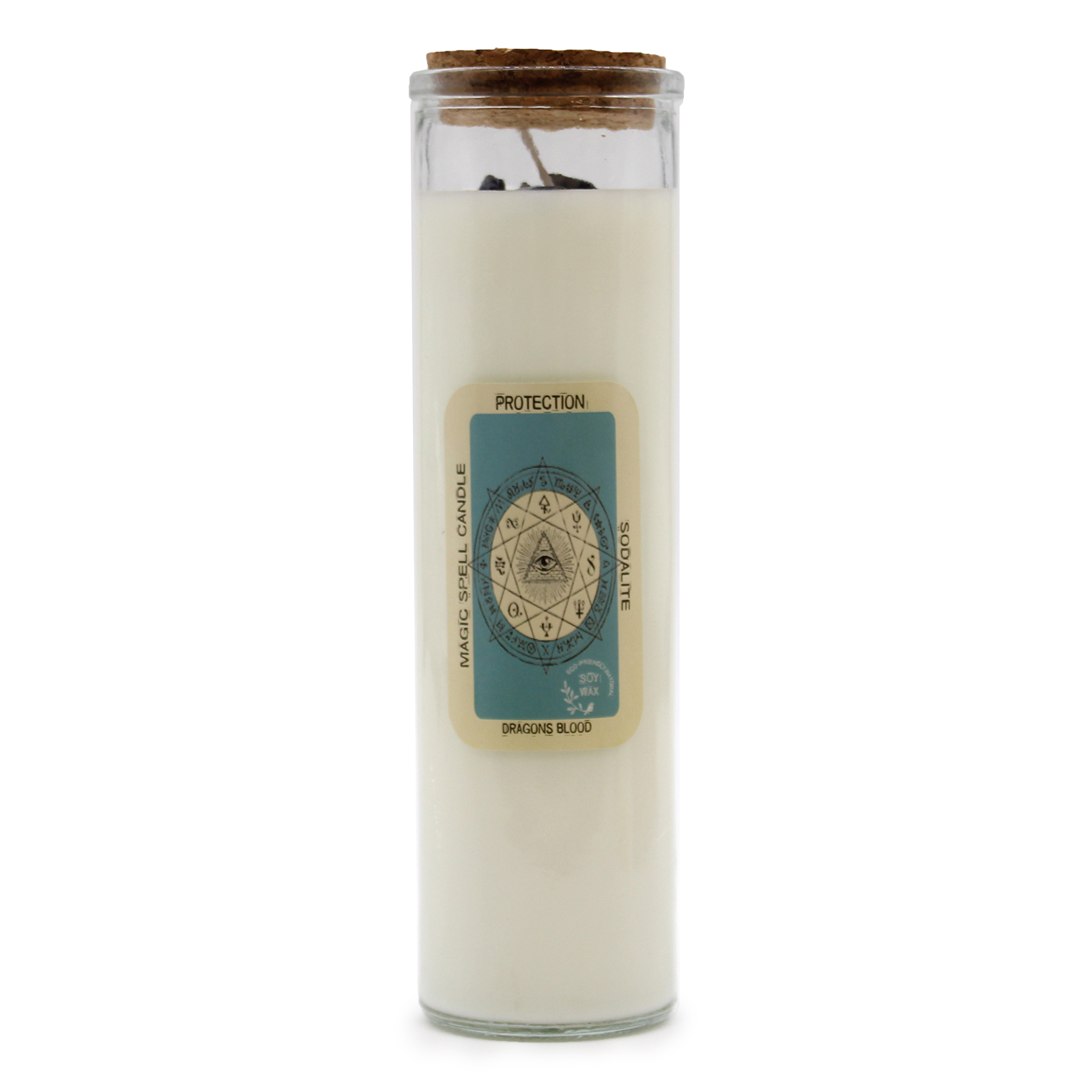 Protection Magic Spell Glass Tube Candle
