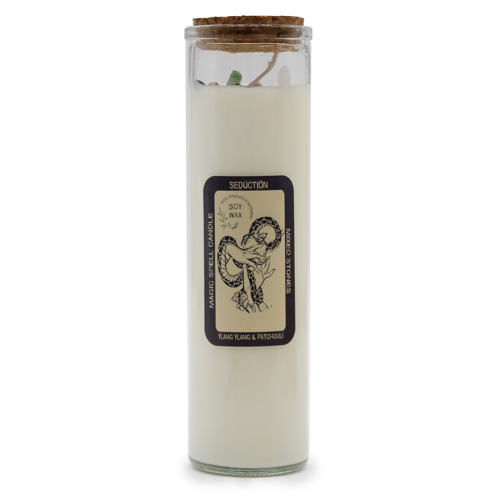 Seduction Magic Spell Glass Tube Candle
