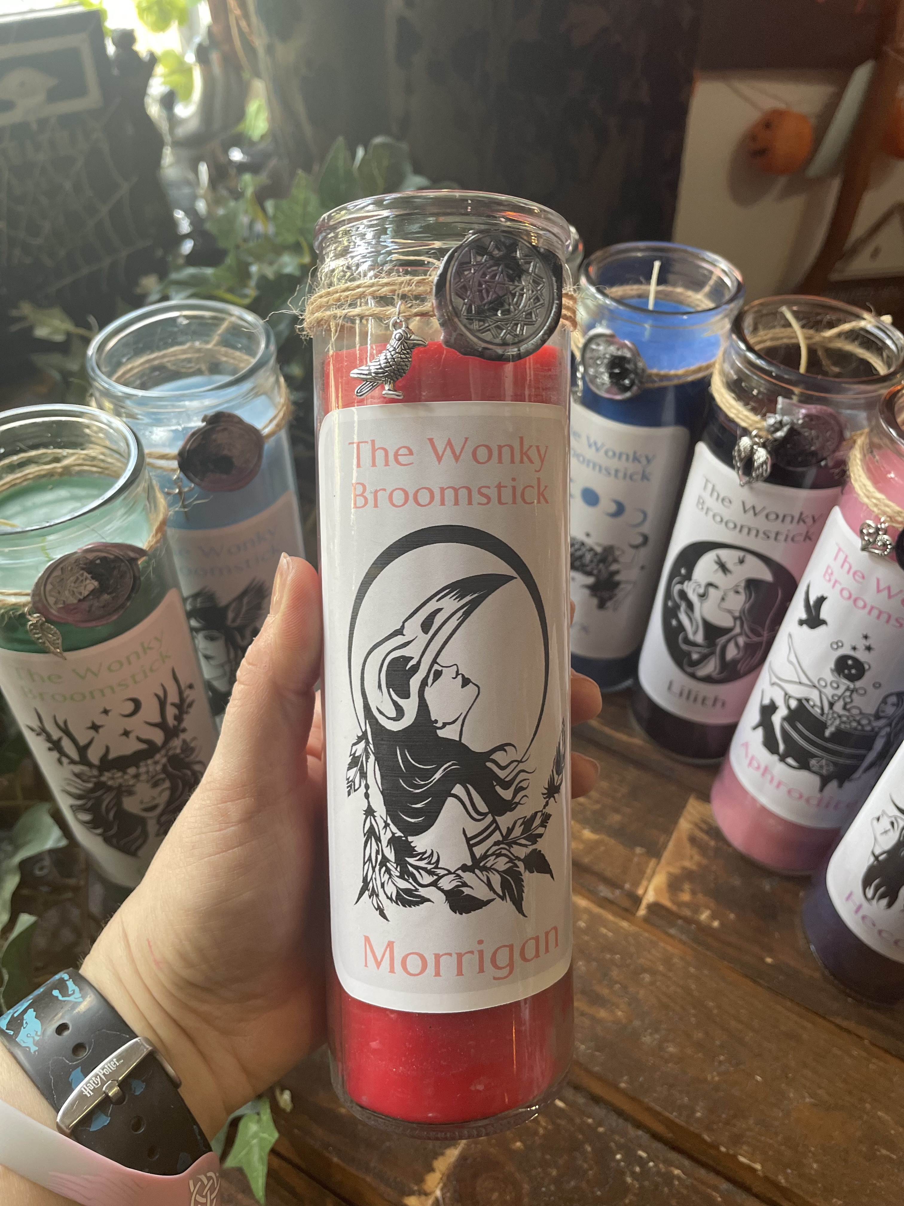 Morrigan Deity Candle