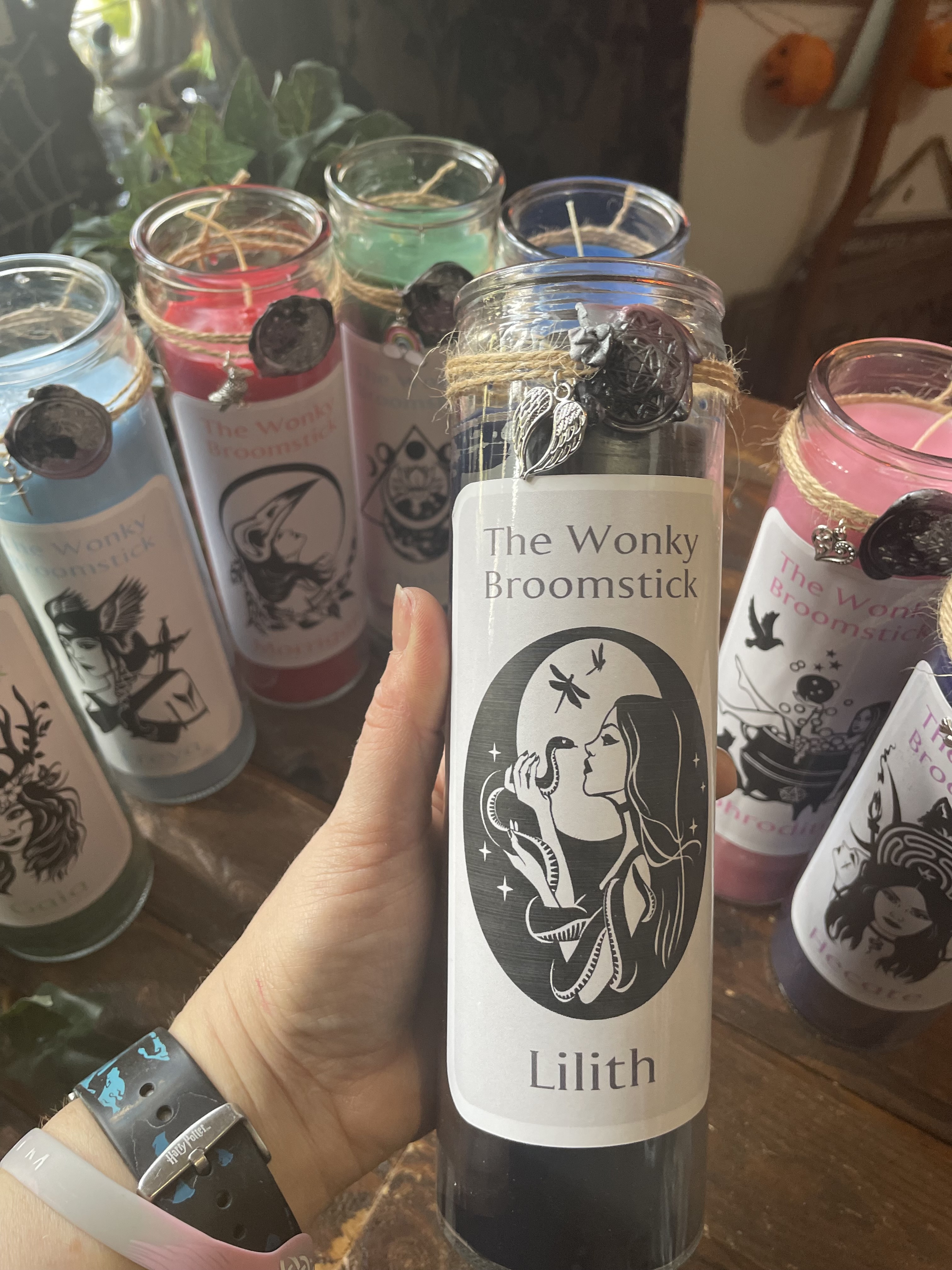 Lilith Deity Candle