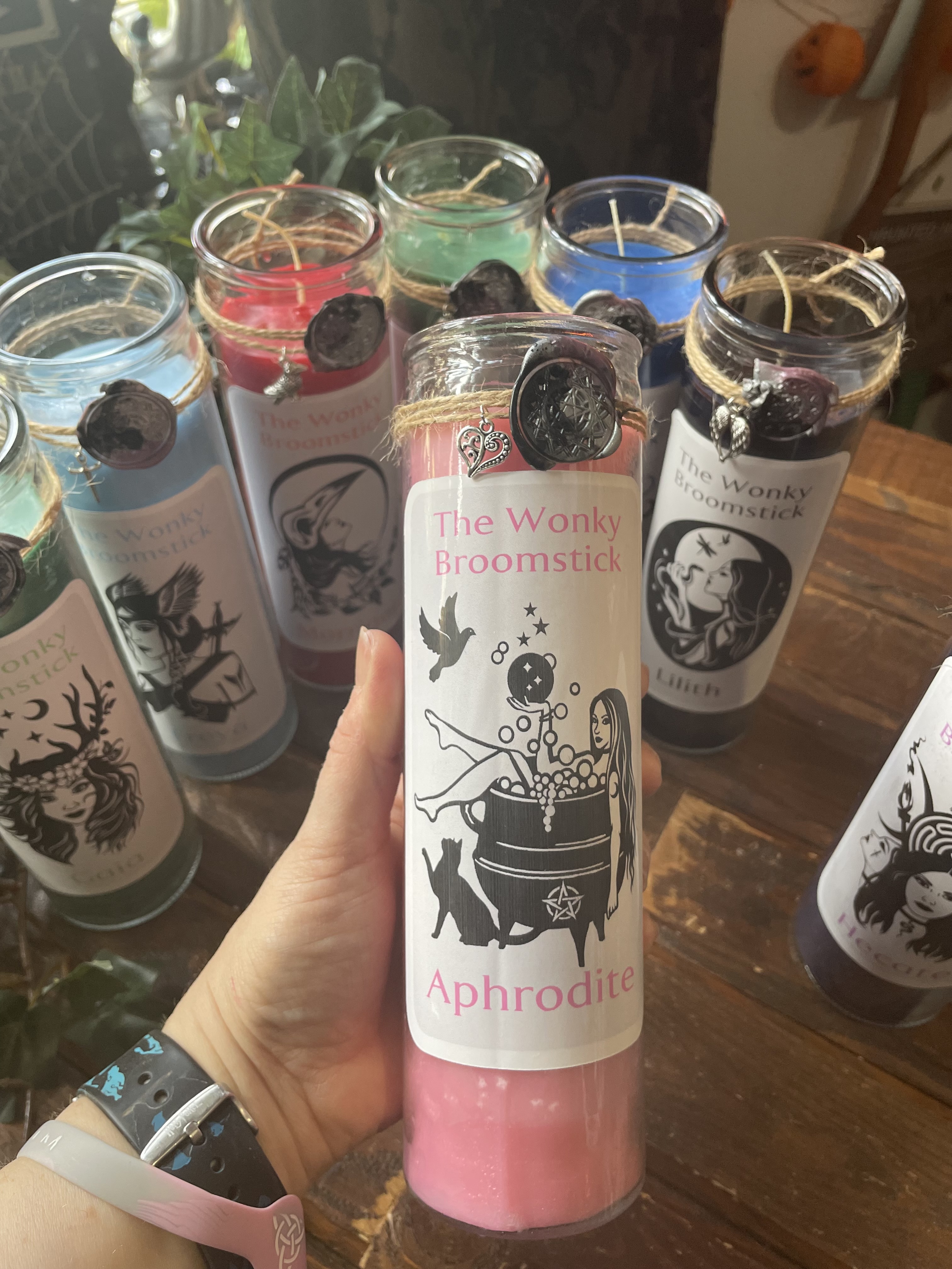 Aphrodite Deity Candle