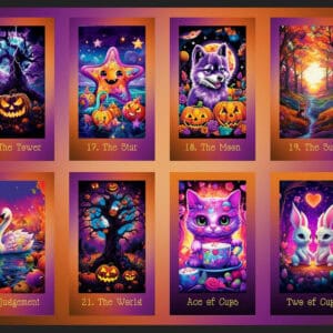 Pumpkin Spice Sugar and Spice Tarot Deck