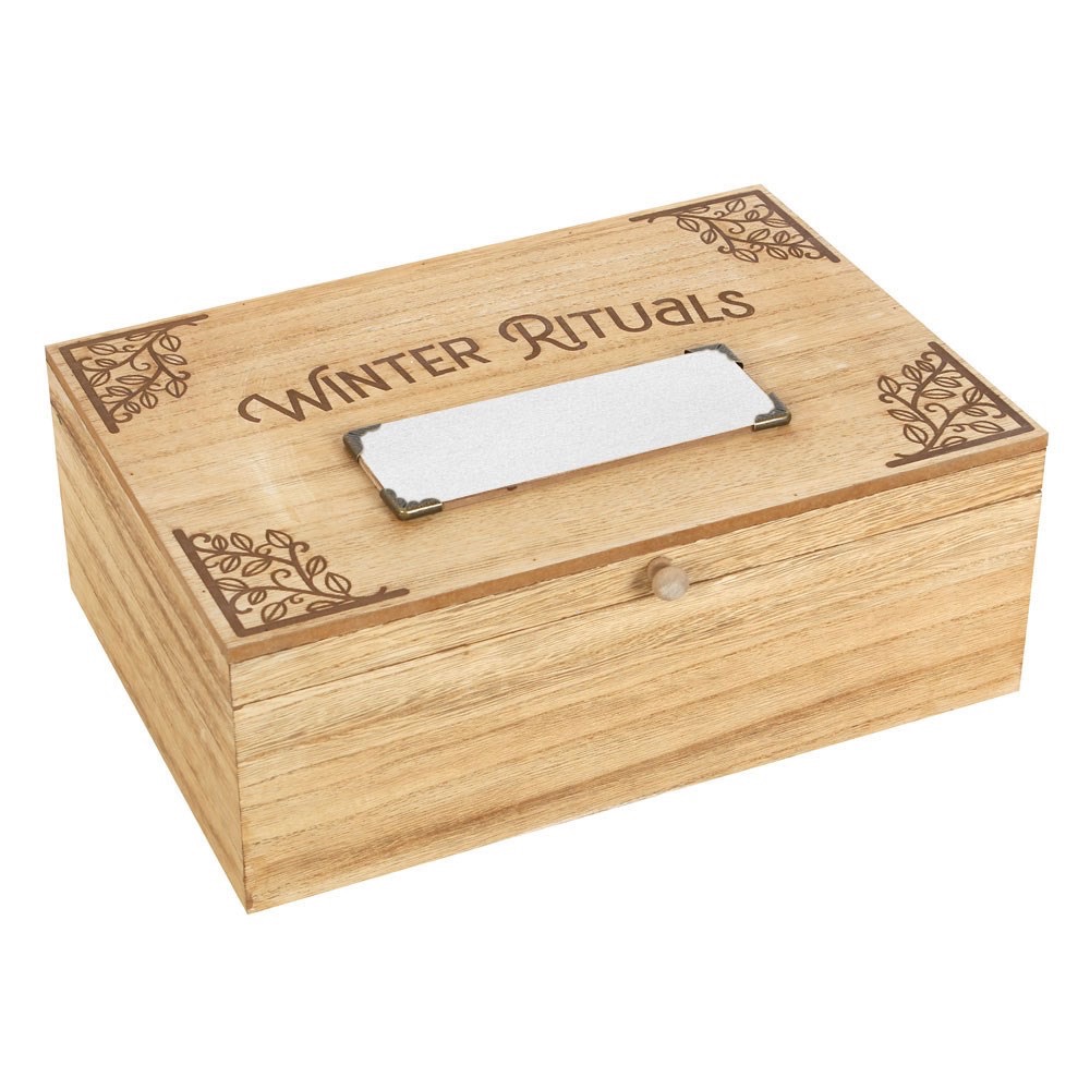 Winter Rituals Wooden Box
