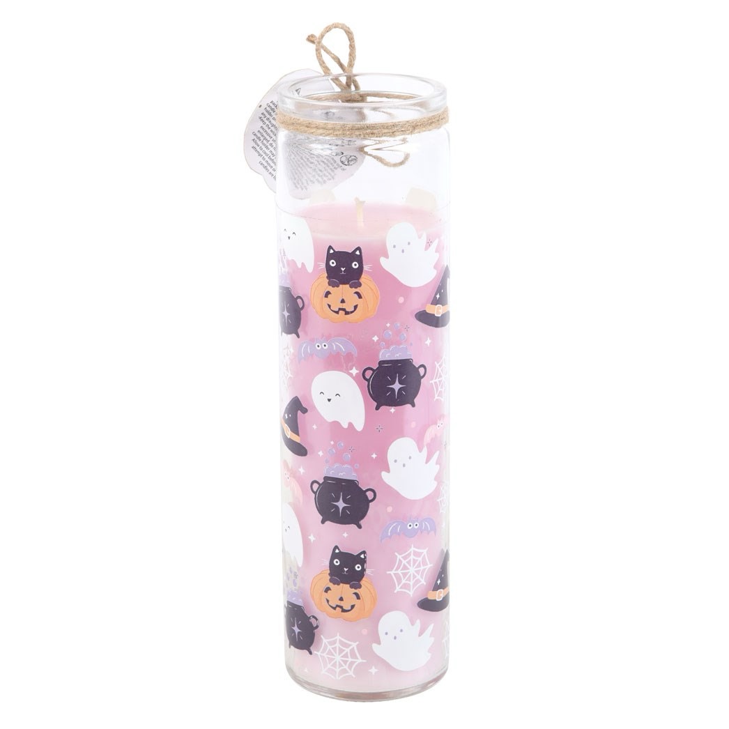 Candy Apple Halloween Tube Candle