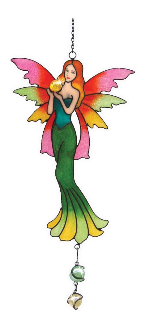 Green Fairy Light Catcher