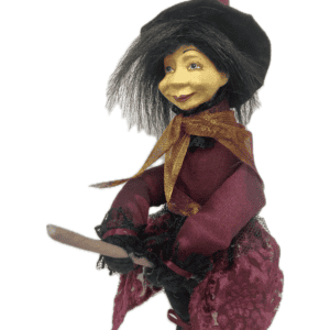 Kitty – Burgundy Pendle Witch